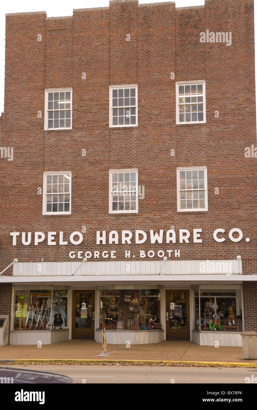 Tupelo Hardware Azienda Mississippi USA Foto Stock