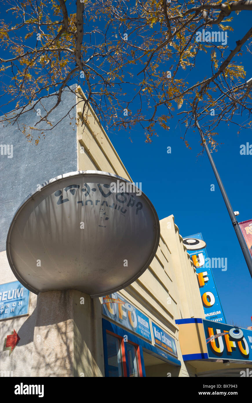 International UFO Museum e il centro di ricerca, Roswell, New Mexico, Stati Uniti d'America, America del Nord Foto Stock