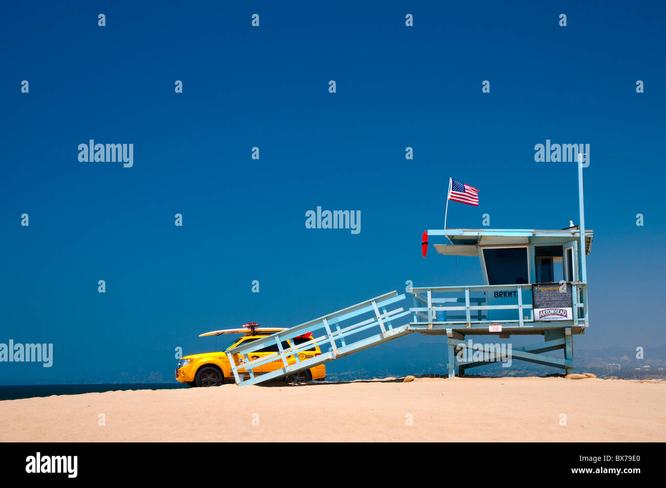 La spiaggia di Venice, Venezia, Los Angeles, California, Stati Uniti d'America, America del Nord Foto Stock