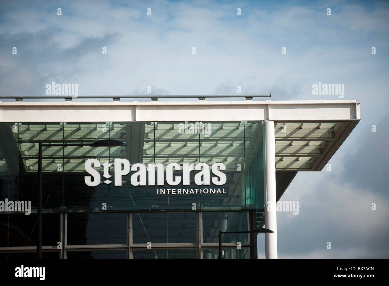 Dalla stazione ferroviaria internazionale di St Pancras Foto Stock