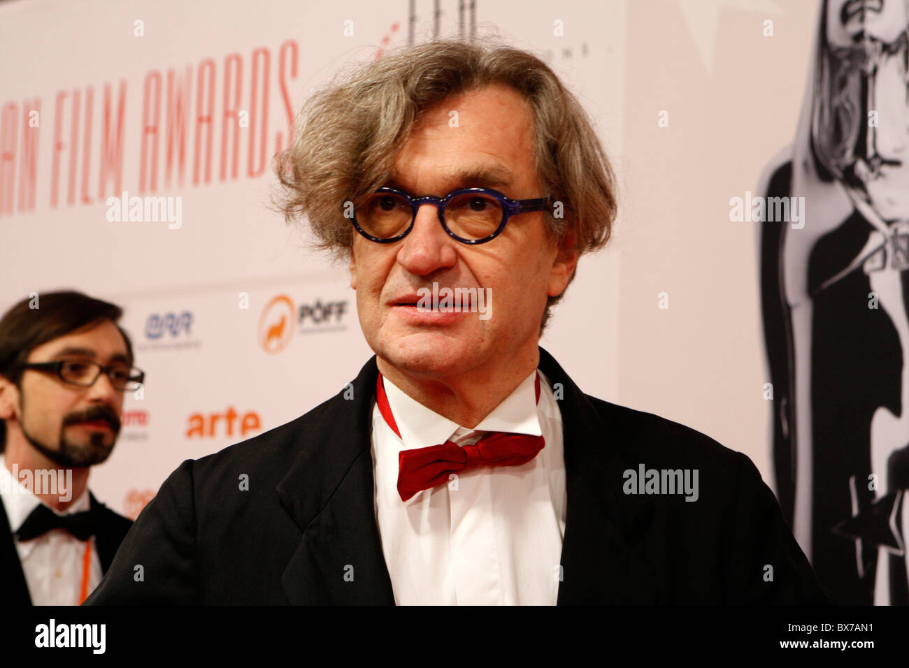 Director Wim Wenders al ventitreesimo European Film Awards di Tallin Estonia Foto Stock