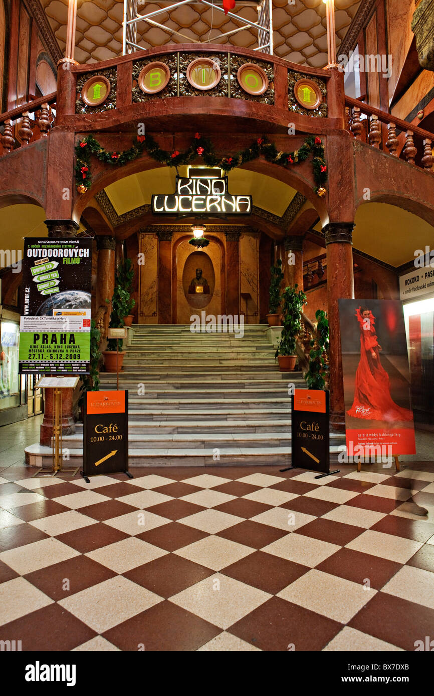 Lucerna palace, cinema Foto Stock