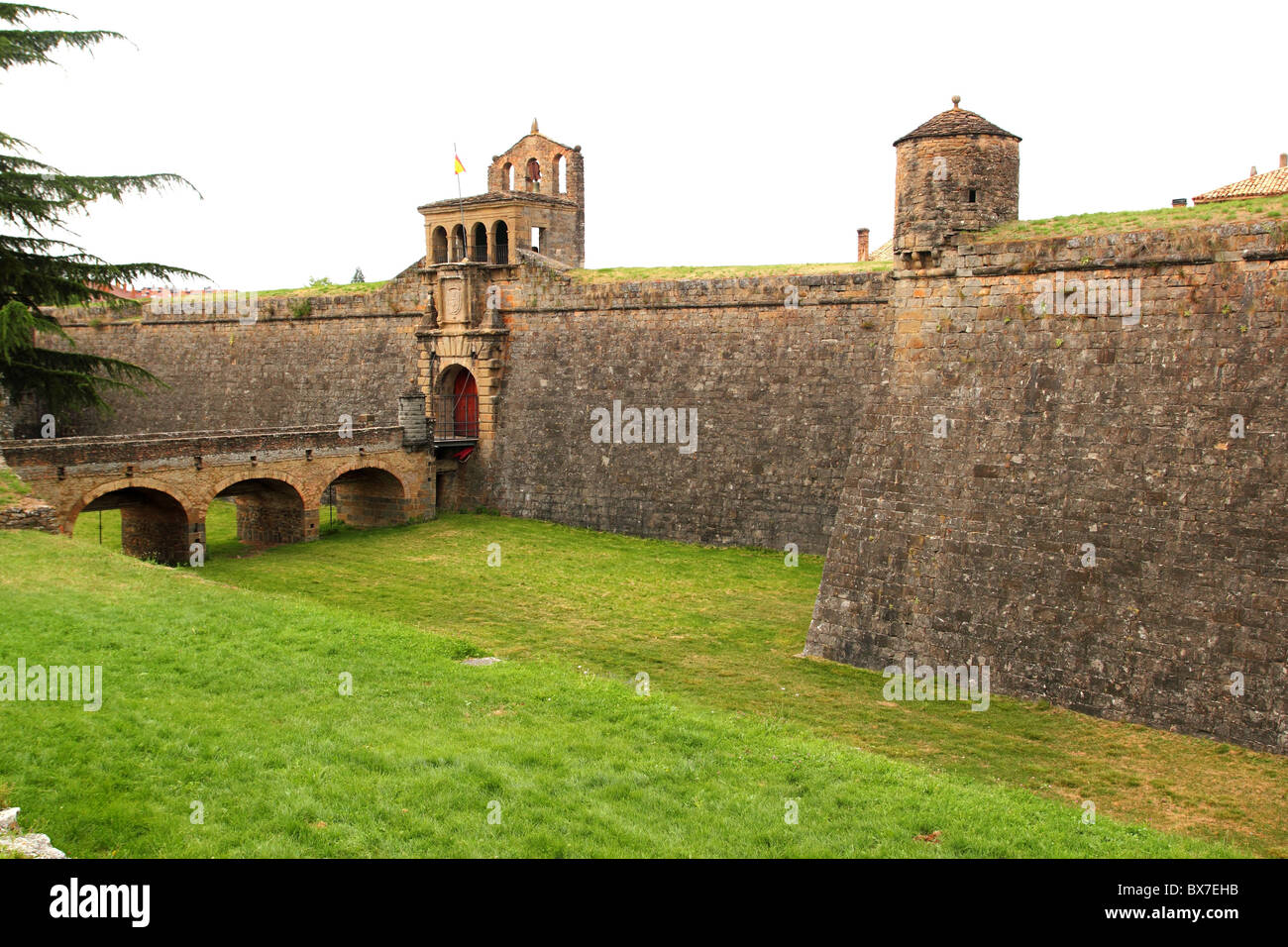 Cittadella Jaca castello-fortezza militare di Fort Huesca Aragona Spagna Foto Stock