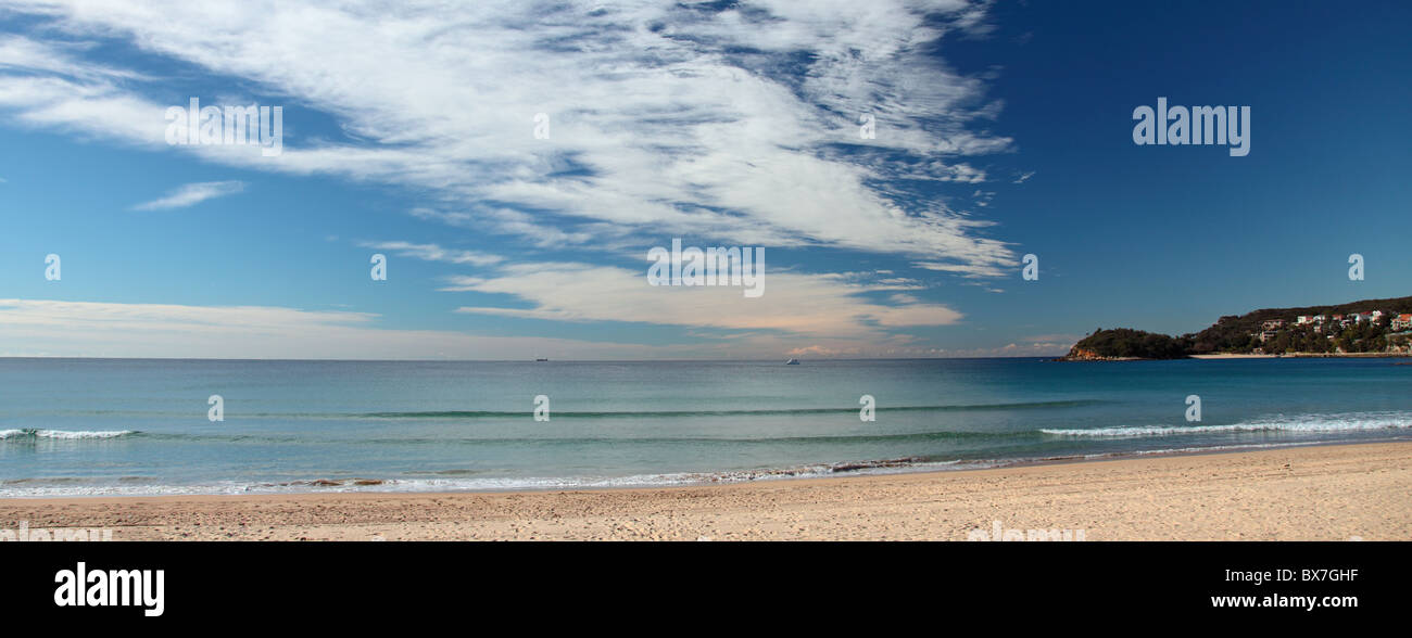 Nota Manly Beach nella città di Sydney / Australia. Foto Stock
