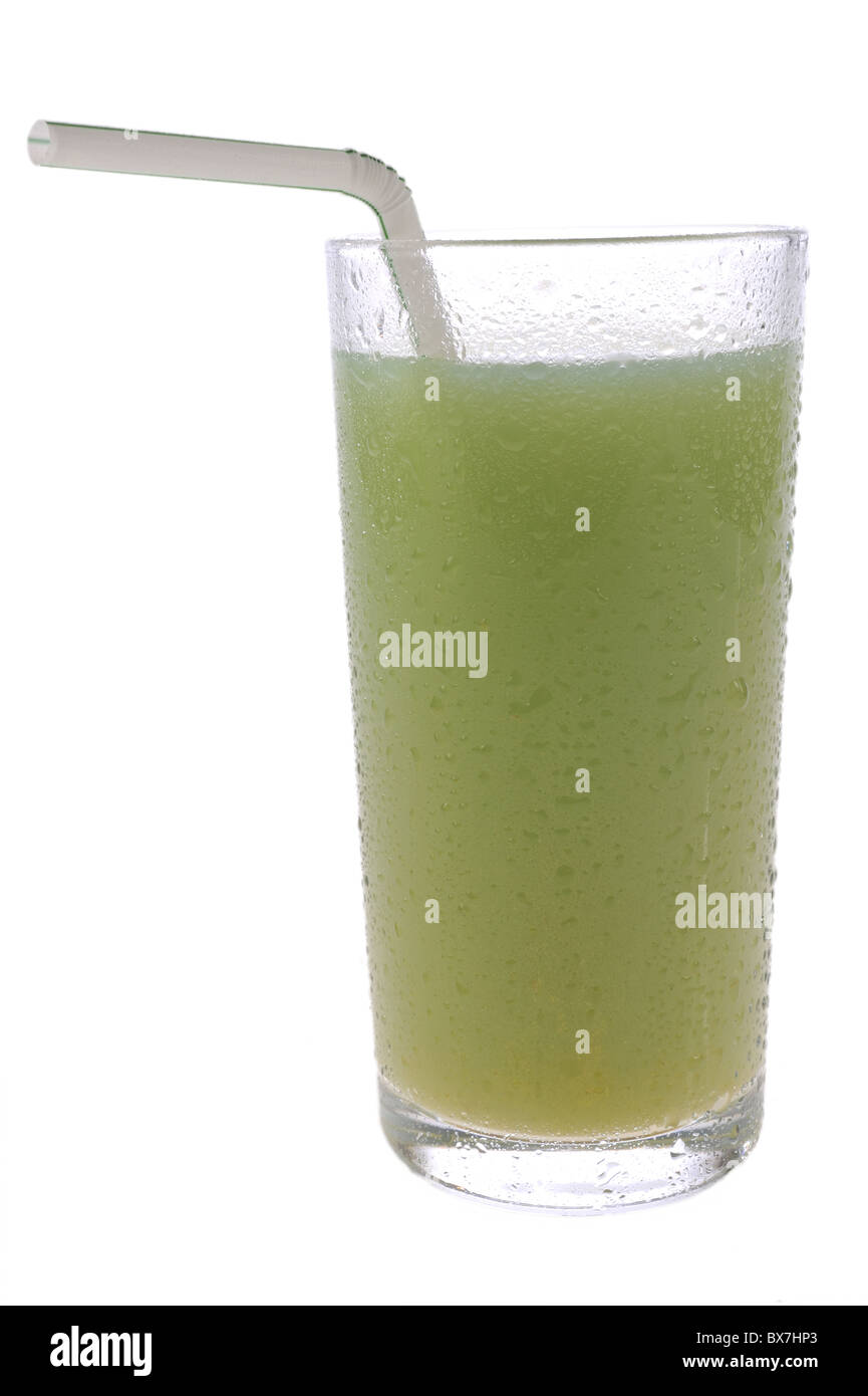 succo verde Foto Stock