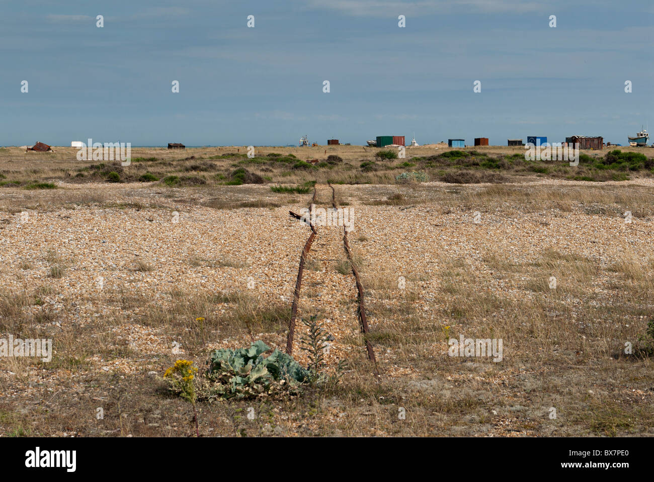 Industria della pesca dei detriti, Dungeness Foto Stock