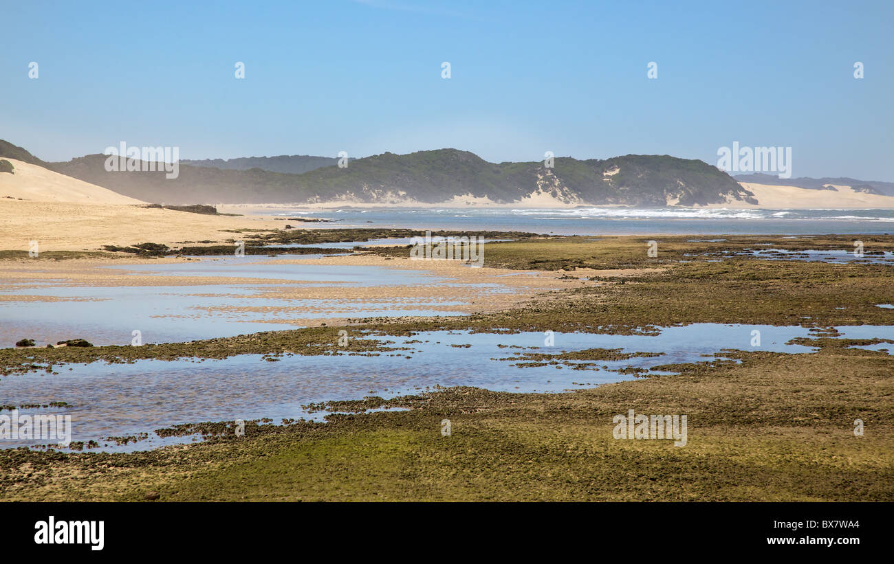 La spiaggia a Kenton-on-Sea, nel Sud Africa Eastern Cape. Foto Stock