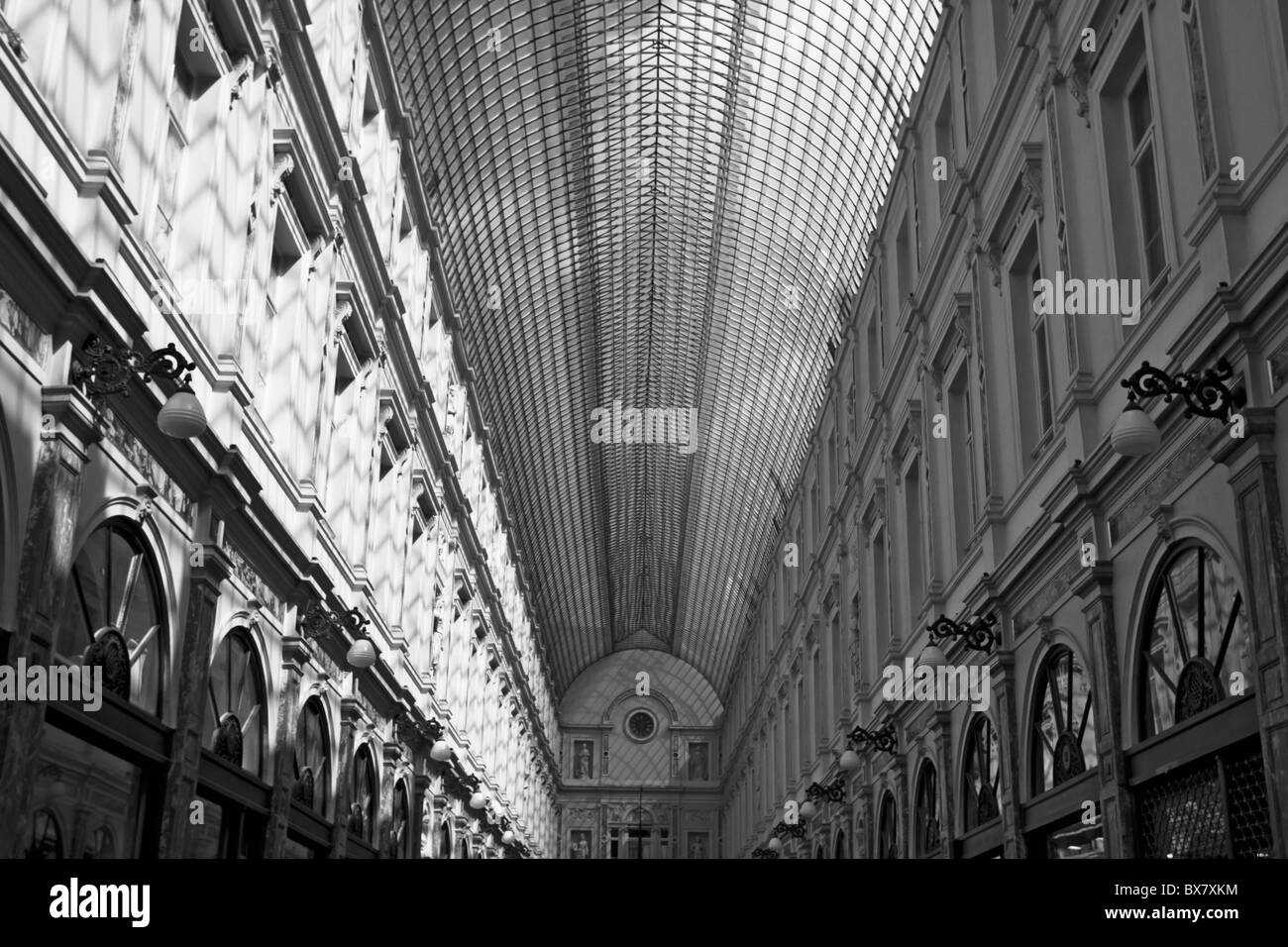 Galeries St Hubert a Bruxelles Belgio Foto Stock