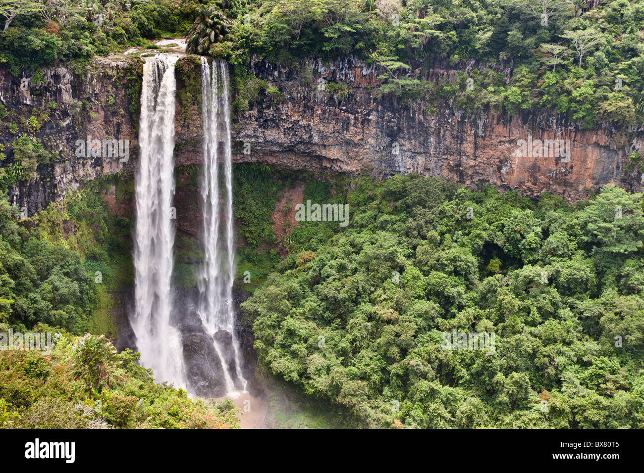 Cascate di Chamarel Mauritius Africa Foto Stock