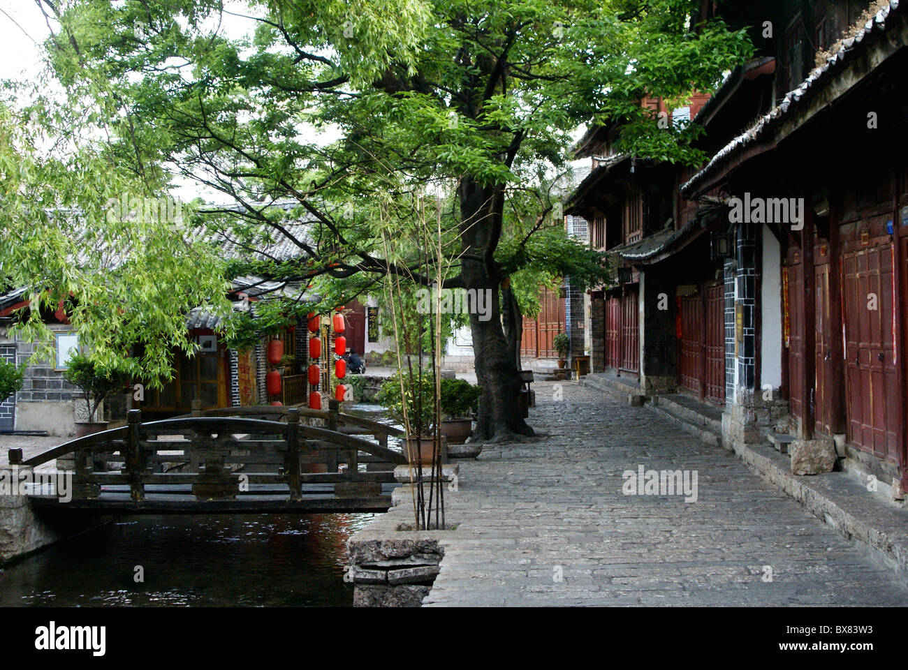 Lijiang la città vecchia (Dayan), Yunnan, Cina Foto Stock