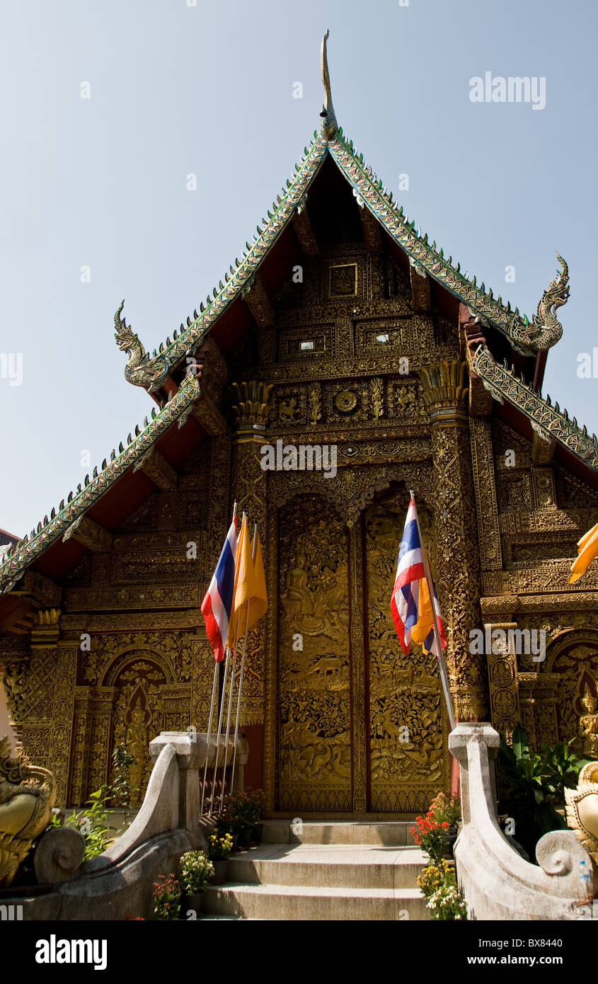 Wat Mahawan in Chiang Mai in Thailandia. Foto di Gordon Scammell Foto Stock