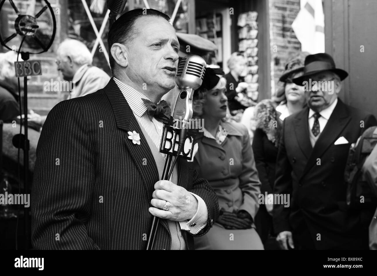 40's weekend in Haworth, Yorkshire Foto Stock