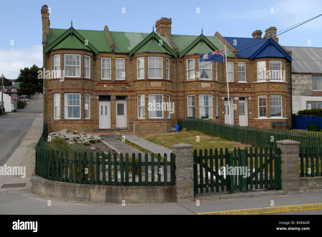 Il Giubileo Ville (1887), Port Stanley nelle isole Falkland. Foto Stock