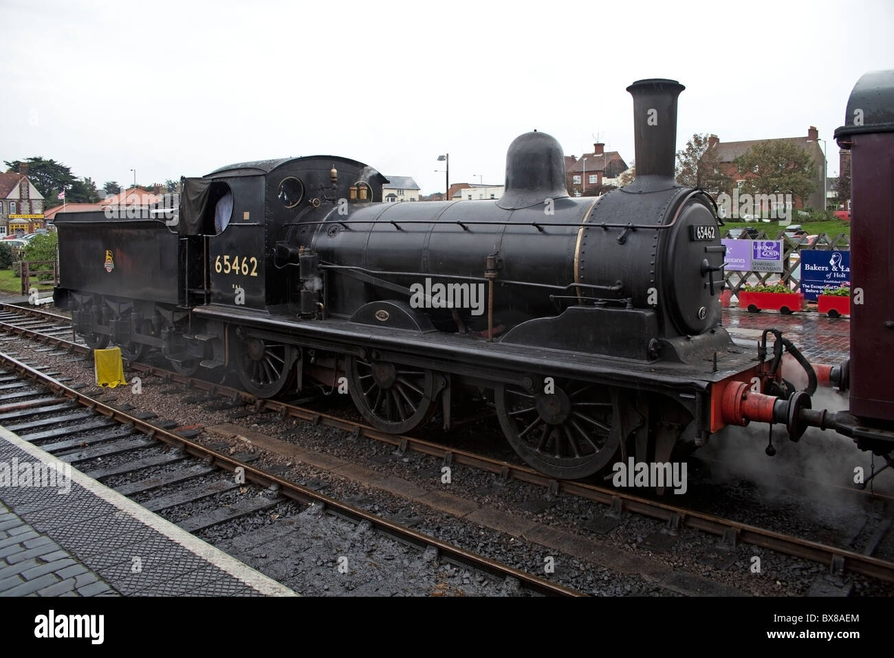 Classe LNER J15 65462 0-6-0 locomotiva a vapore alla stazione Sherringham Foto Stock