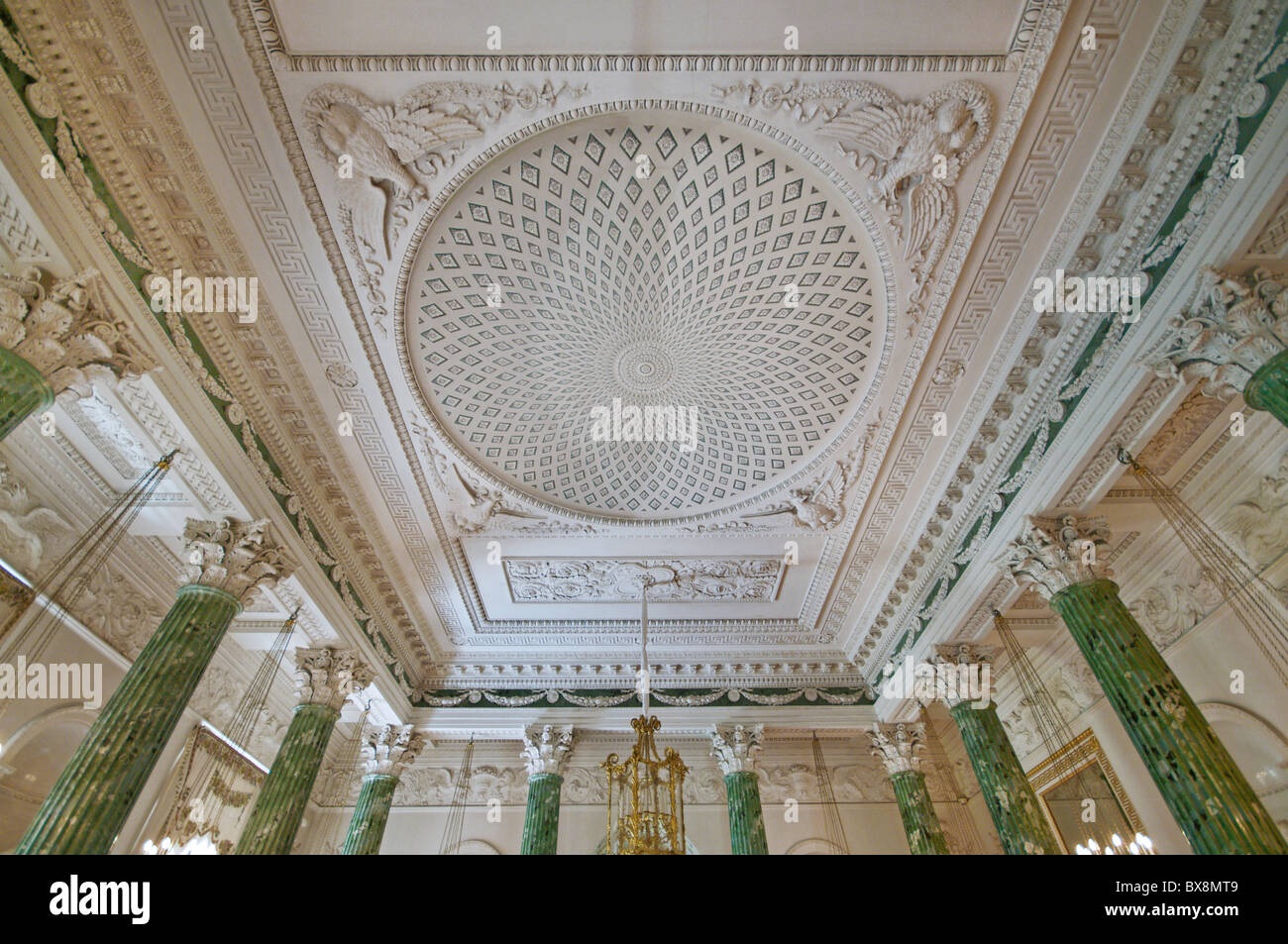 Pavlovks Palace Big Hall di San Pietroburgo Russia Foto Stock