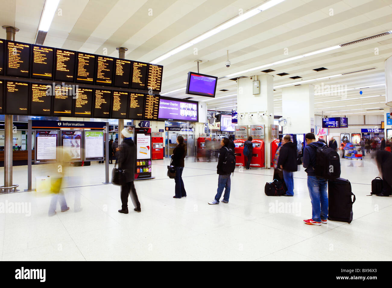 Dalla Stazione di New Street di Birmingham West Midlands, England, Regno Unito Foto Stock