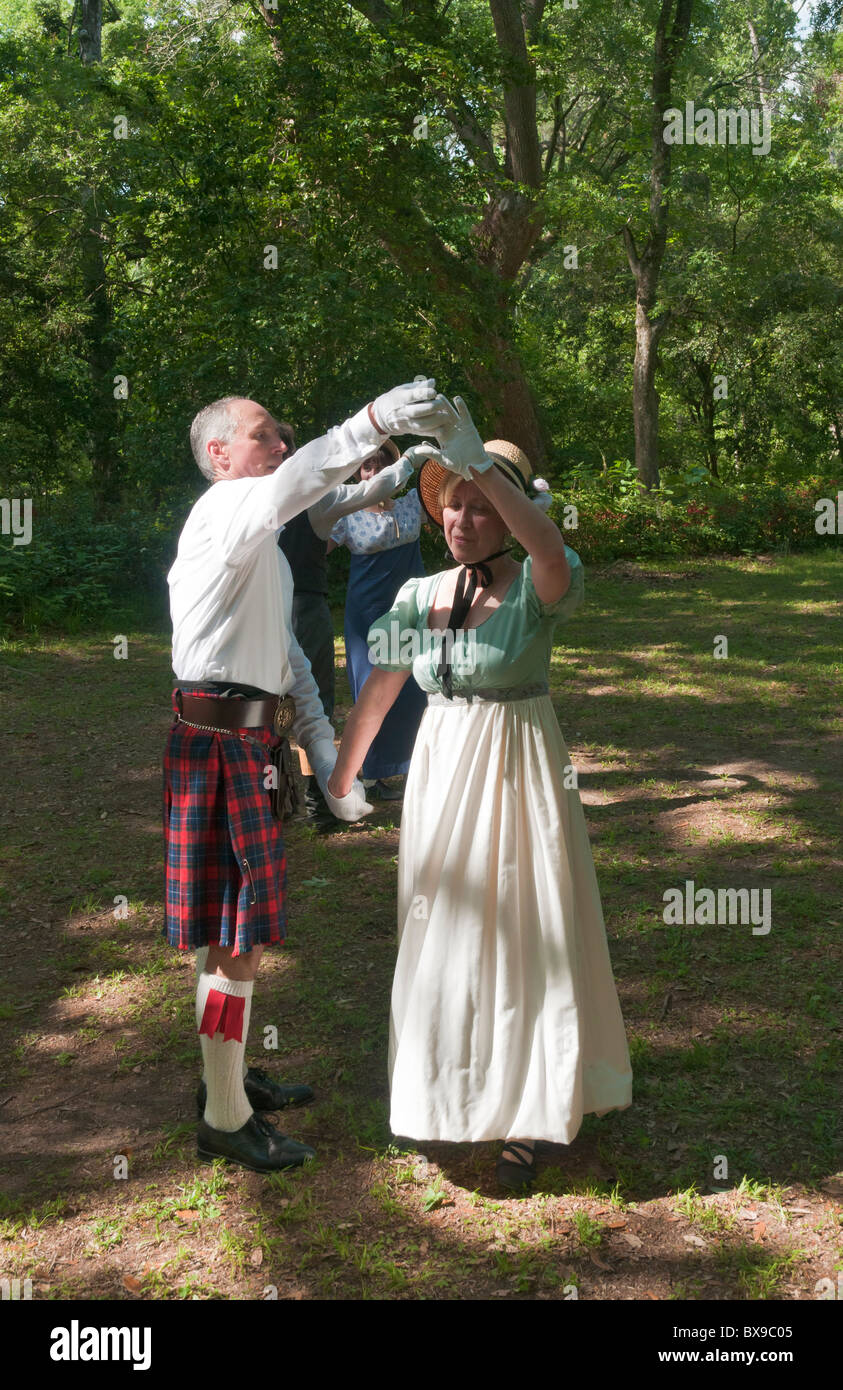 Audubon State Historic Site home di Oakley Plantation c.1806, periodo ballerini Foto Stock