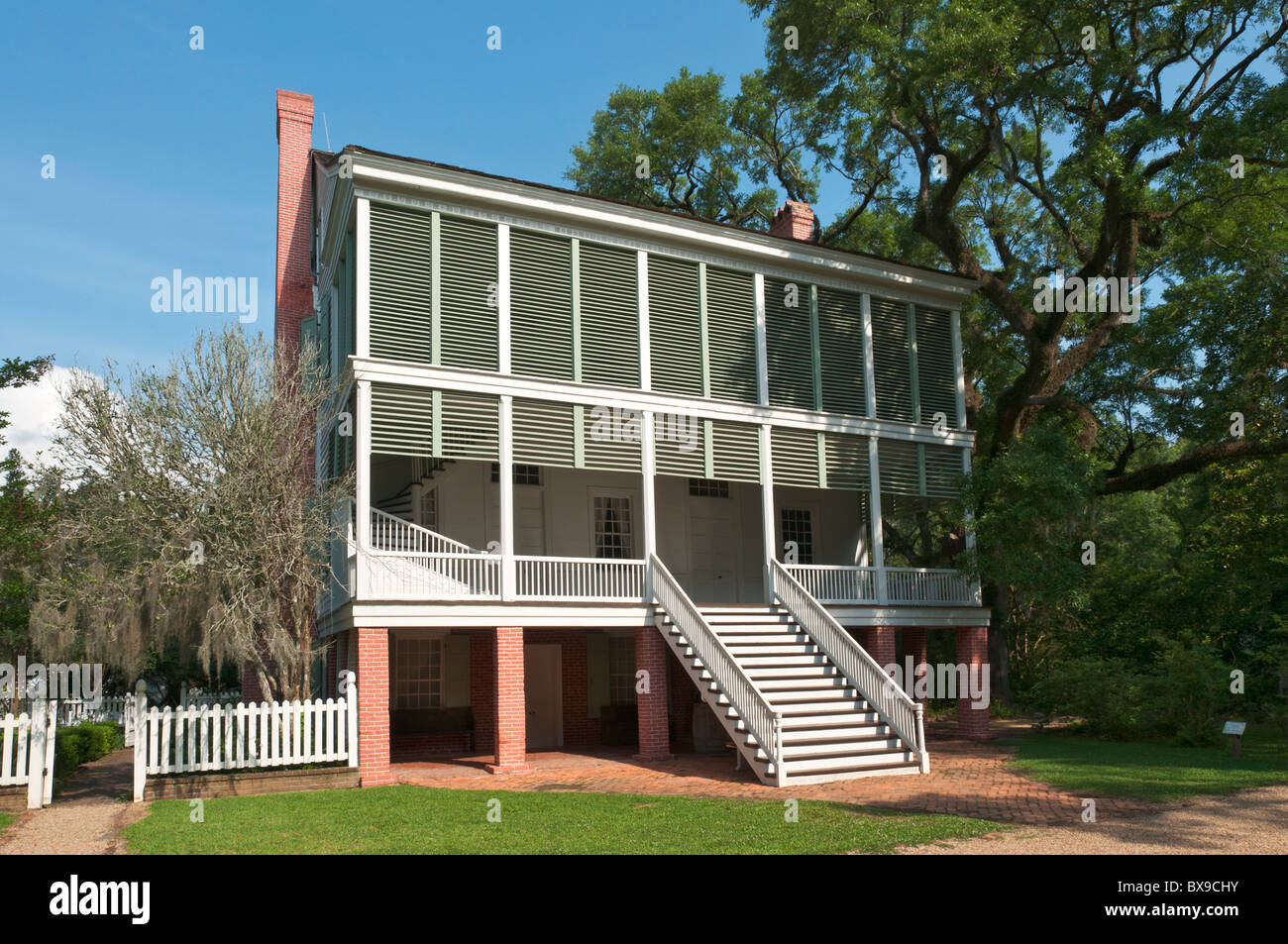 Audubon State Historic Site home di piantagione di Oakley ca.1806, Oakley House Foto Stock