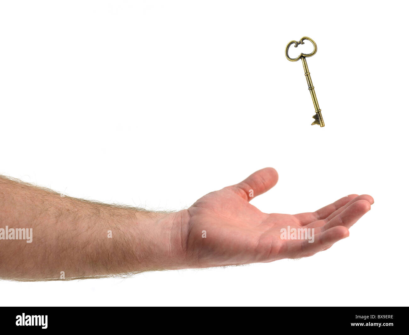 Un tasto dell'annata Foto Stock