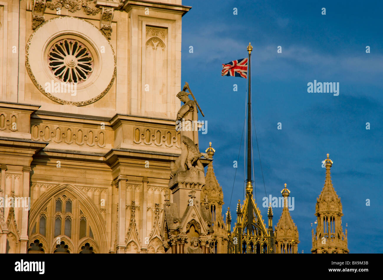 Abbazia di Westminster Victoria Tower Foto Stock