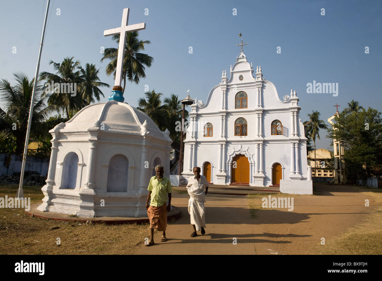 Nostra Signora della Speranza Chiesa Isola Vypeen Cochin India Kerala Foto Stock
