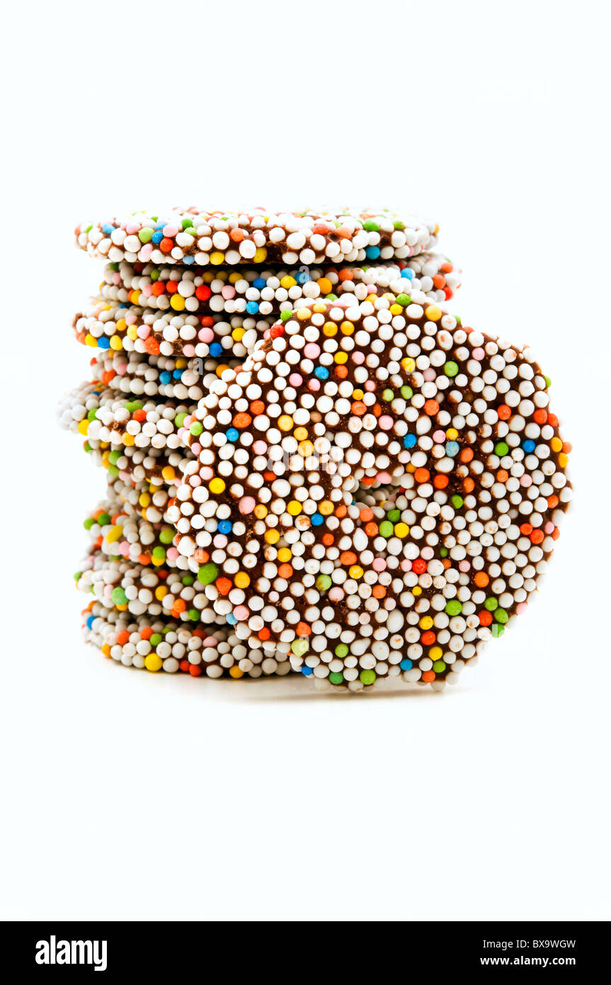 Biscotti al cioccolato con un pizzico Foto Stock