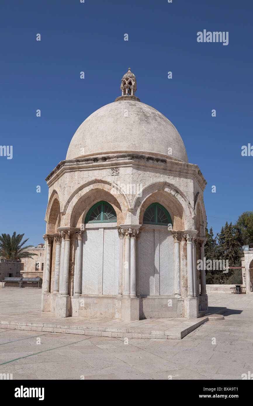 Cupola dell'Ascensione - Il Qubbat al-Miraj, Gerusalemme, al monte del tempio di Gerusalemme Foto Stock