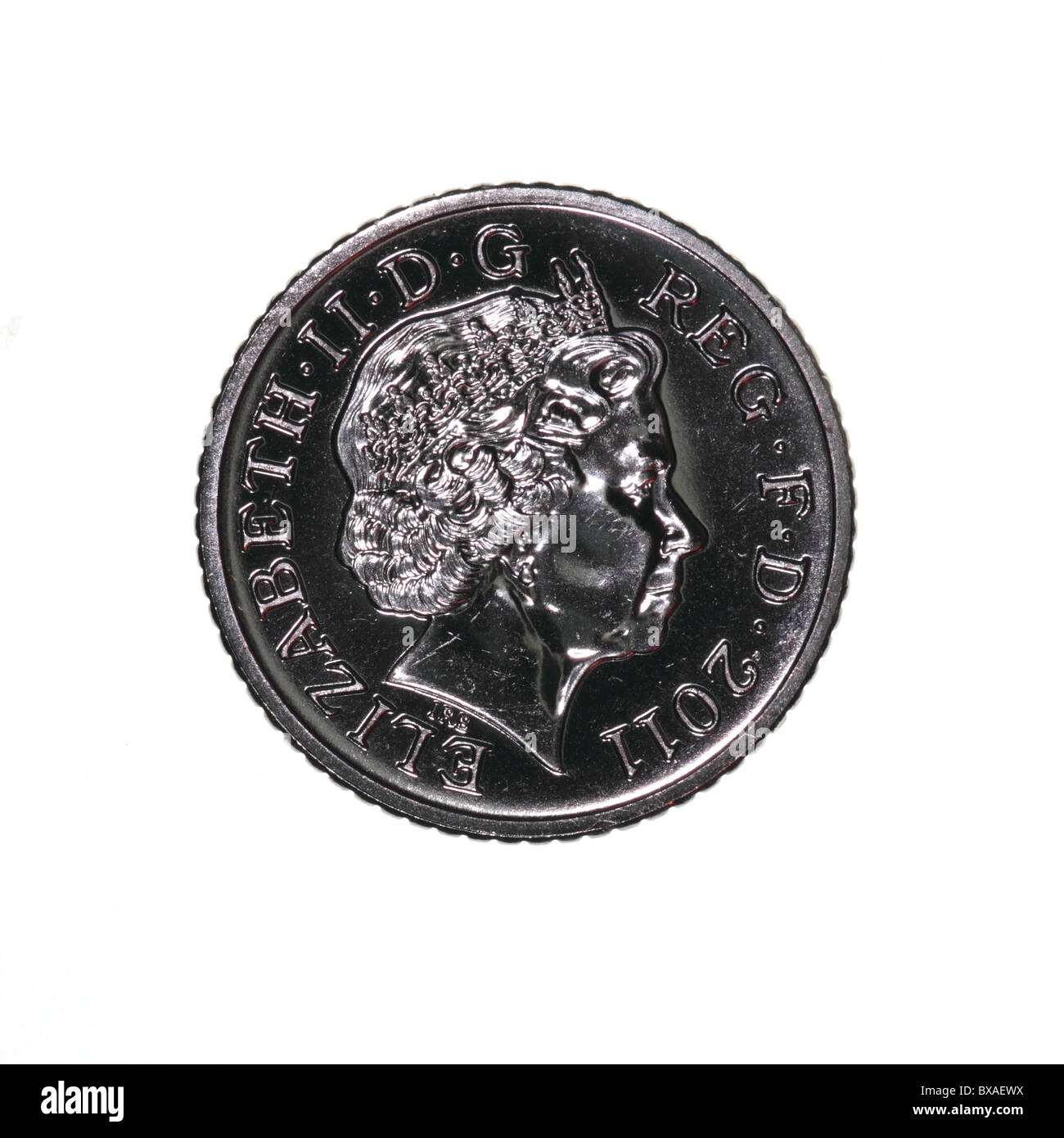 2011 Sterling monete Foto Stock