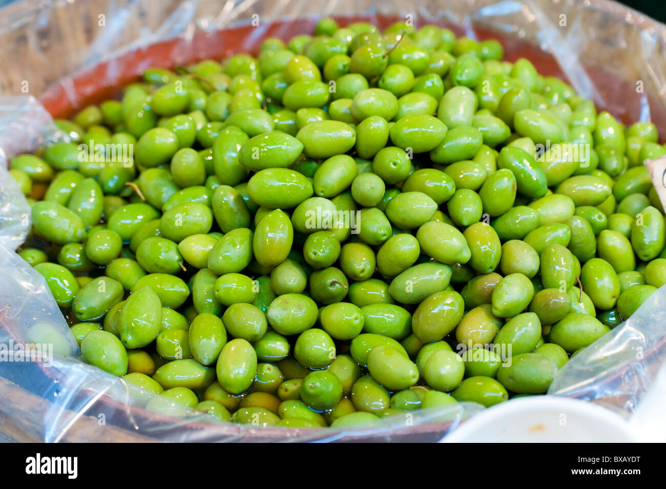 Olive verdi Foto Stock