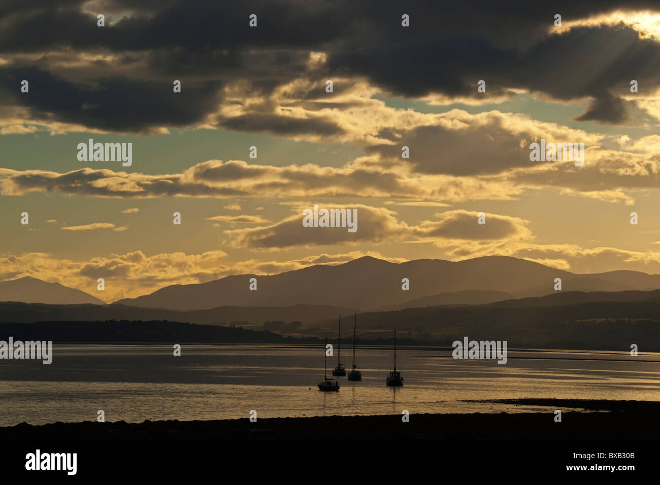 Beauly Firth, Inverness, Highland Regione, Scozia, Settembre 2010 Foto Stock