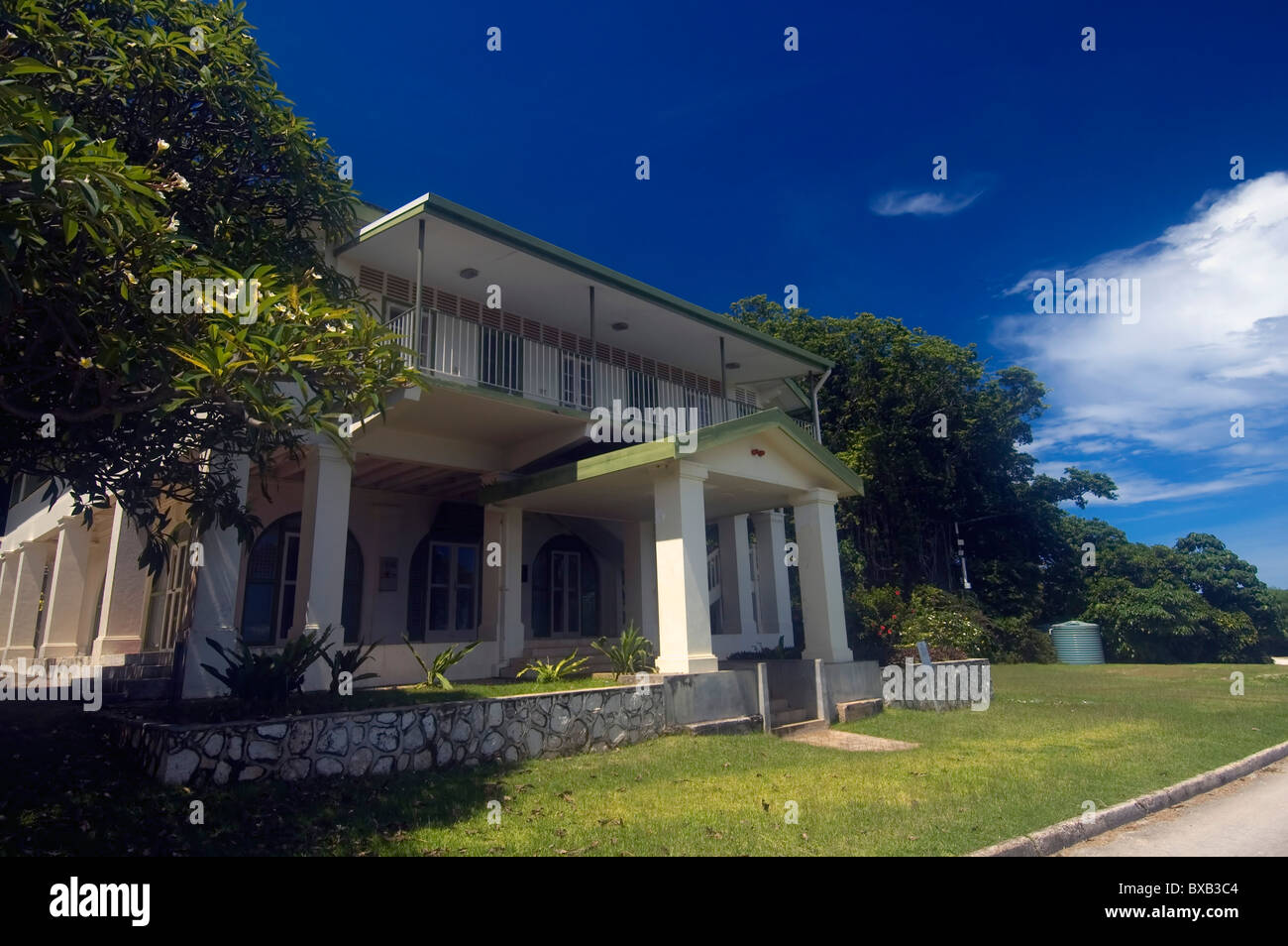 Tai Jin House, Flying Fish Cove, Isola di Natale, Oceano Indiano. N. PR Foto Stock