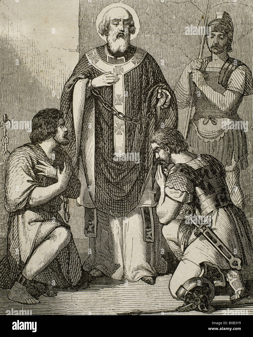 San Callisto I o Callisto I. Papa da circa 217 a circa 222. Foto Stock