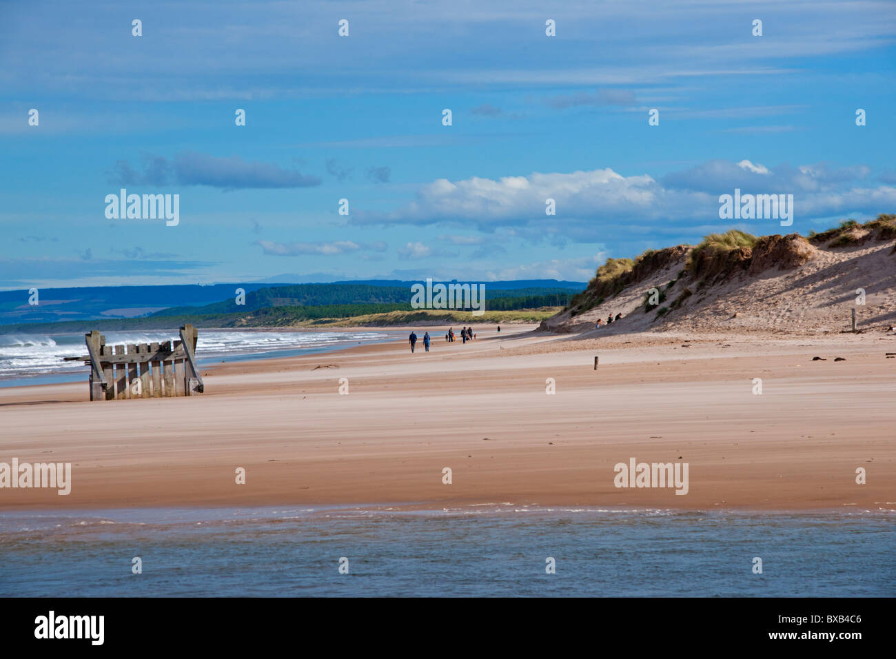 Lossiemouth, East Beach, regione delle Highlands, Scozia, Settembre 2010 Foto Stock