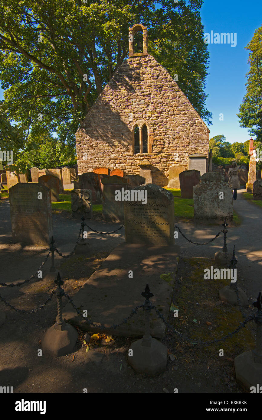 Alloway Auld Kirk, Ayr Ayrshire, Strathclyde, Scozia, Agosto 2010 Foto Stock
