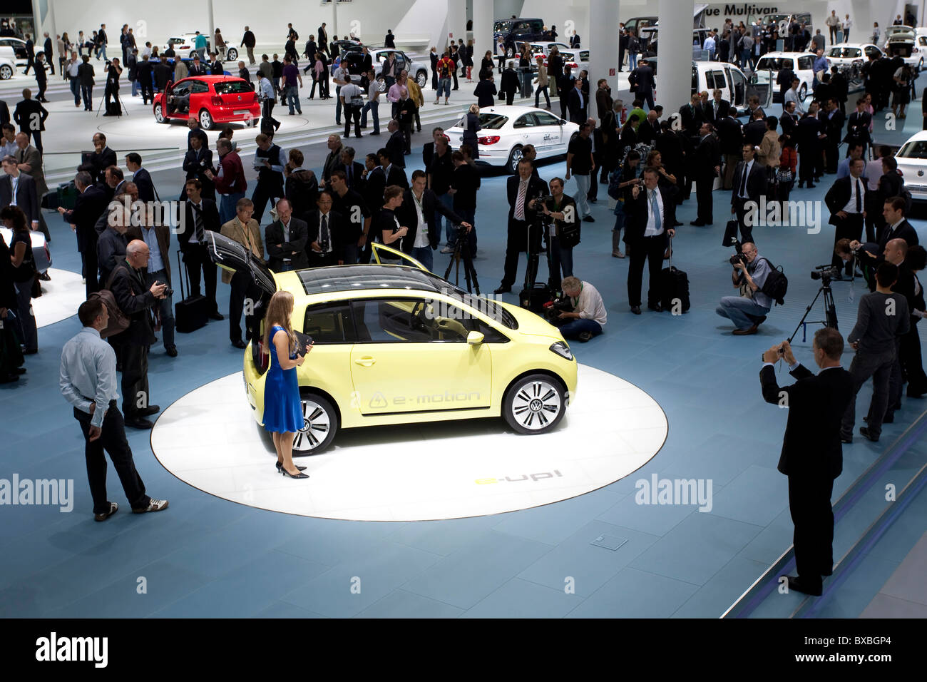 Studio auto elettrica e-up della Volkswagen AG Group al 63. Internationale Automobilausstellung International Motor Show IAA Foto Stock