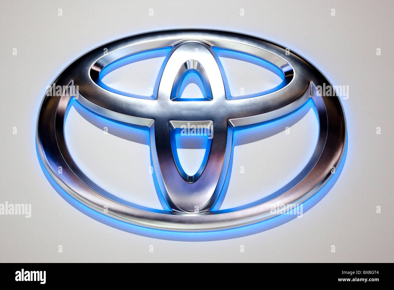 Logo della Toyota auto marca Foto Stock