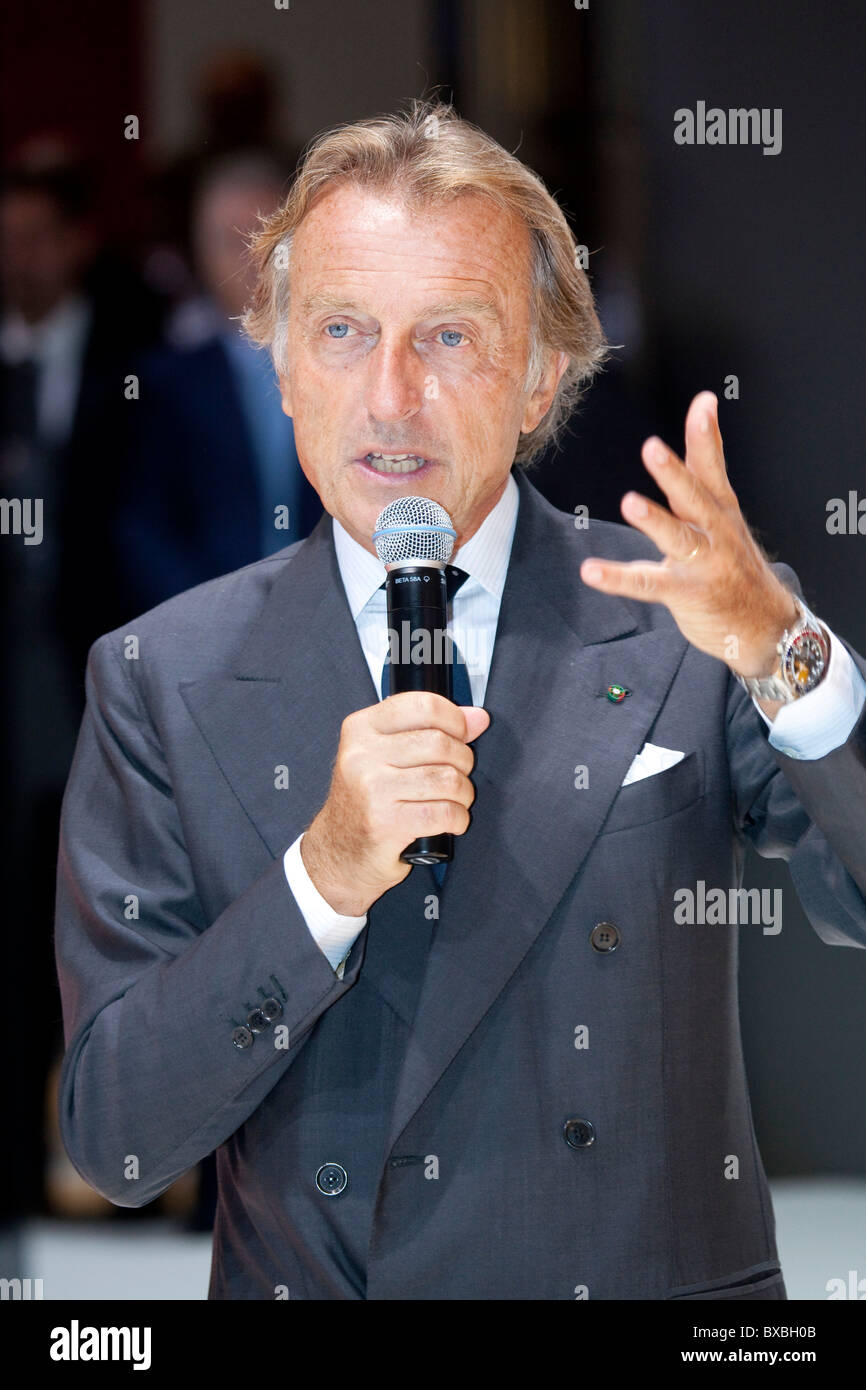 Luca di Montezemolo, presidente del gruppo Ferrari board, presidente della Società Italiana di Fiat Group al 63. Internationale Foto Stock