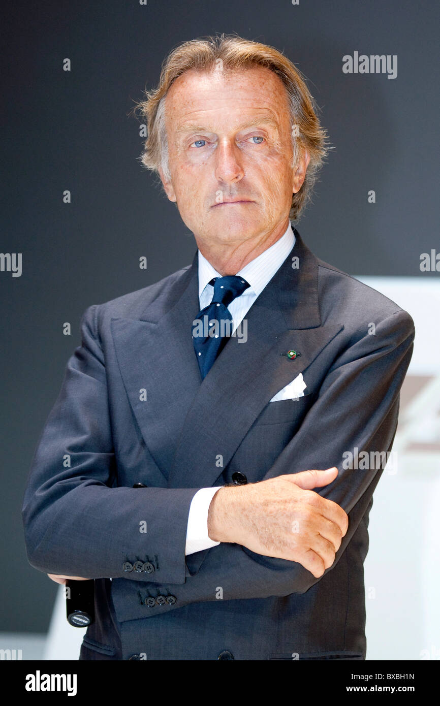 Luca di Montezemolo, presidente del gruppo Ferrari board, presidente della Società Italiana di Fiat Group al 63. Internationale Foto Stock