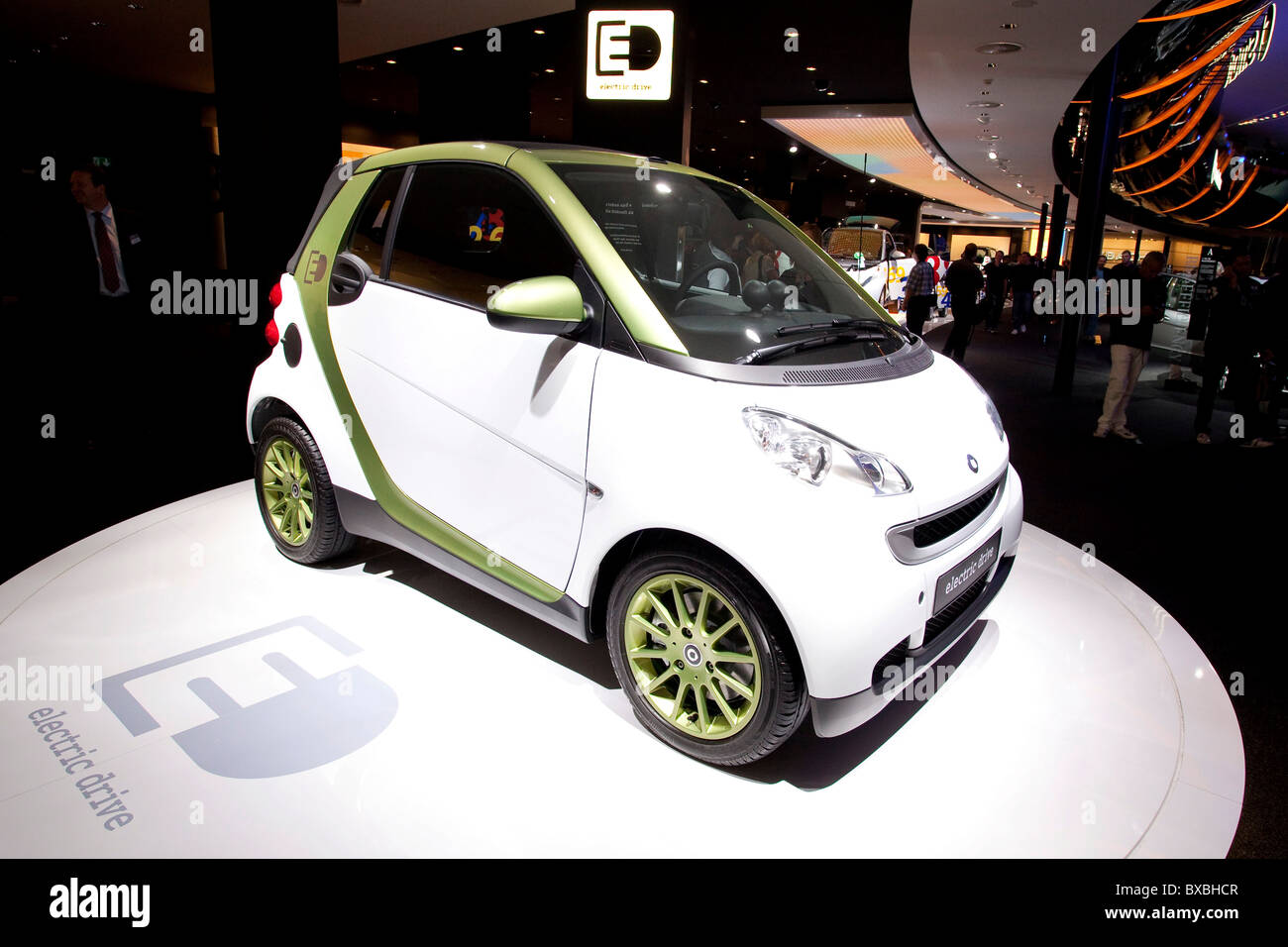 Studio di una smart electric drive auto elettriche da Smart, parte del gruppo Daimler, al 63. Internationale Automobilausstellung Foto Stock