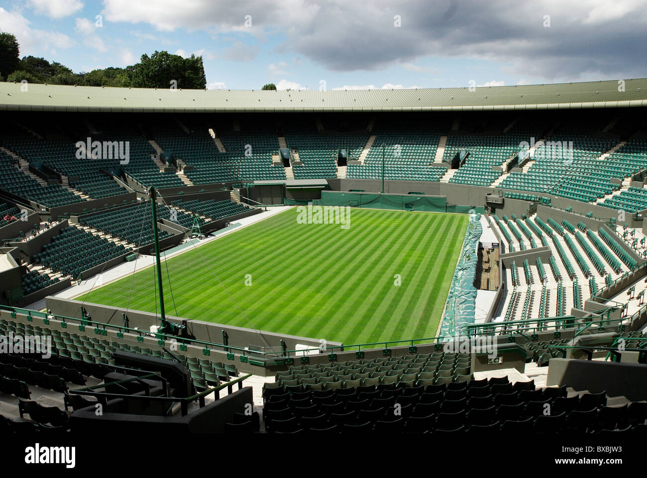 No. 1 Corte All England Lawn Tennis Club Wimbledon Londra Regno Unito 2008 Foto Stock