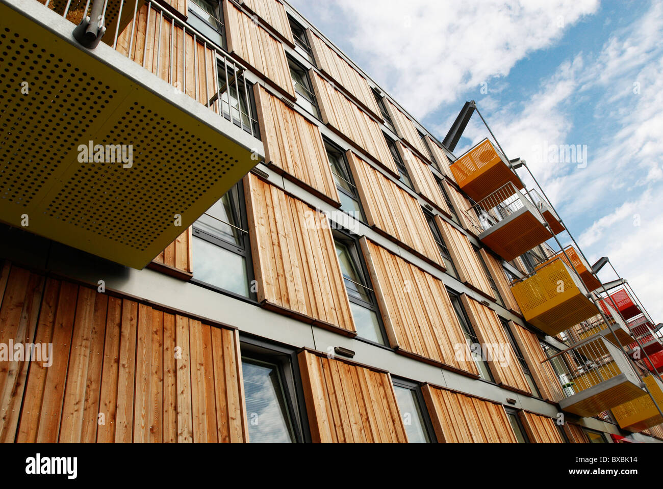 Adelaide wharf a uno sviluppo sostenibile e 2008 RIBA premiato per il design nel Nord Est di Hackney London REGNO UNITO Foto Stock