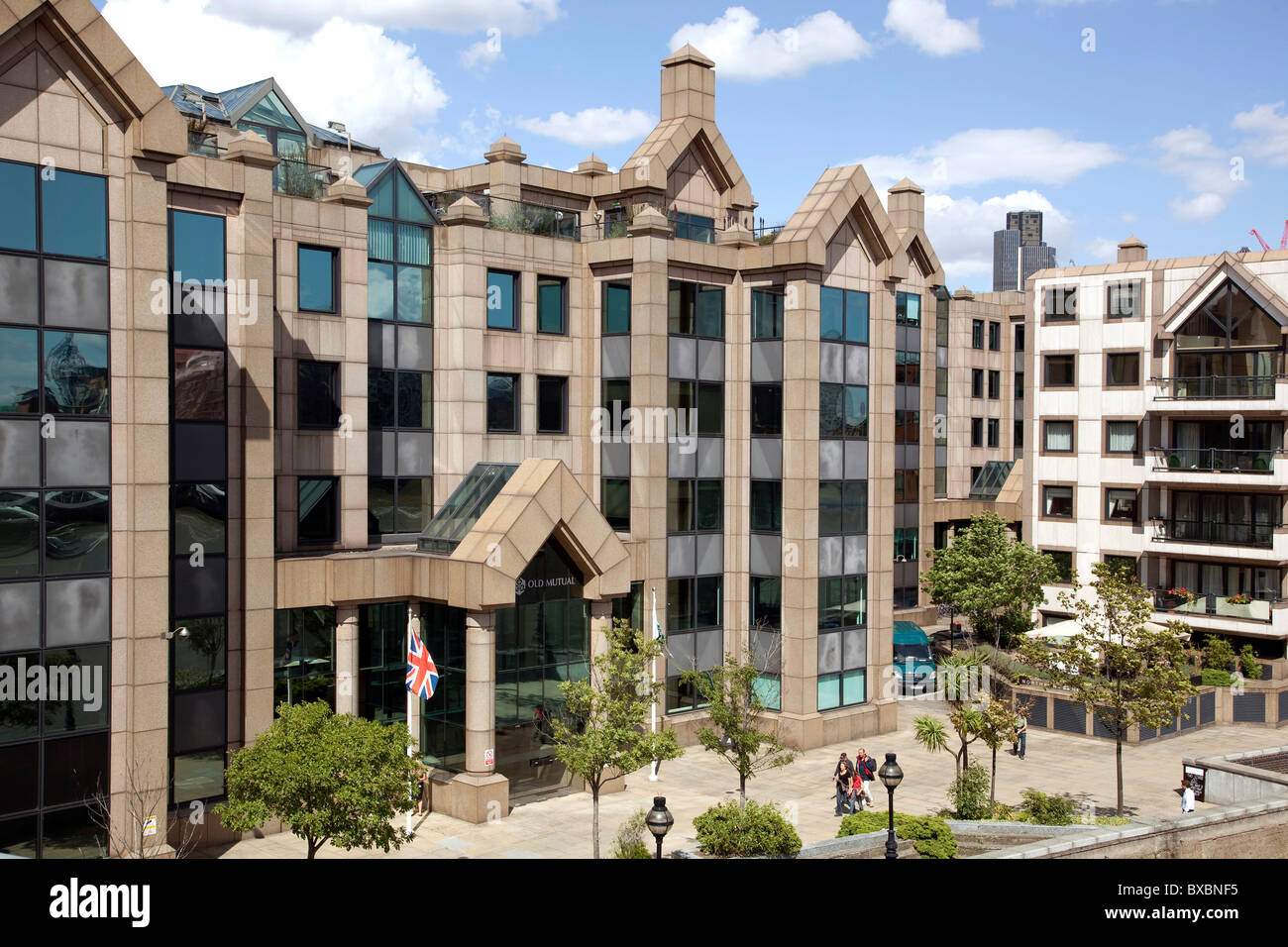 La sede centrale della vecchia mutua assicurazione in London, England, Regno Unito, Europa Foto Stock