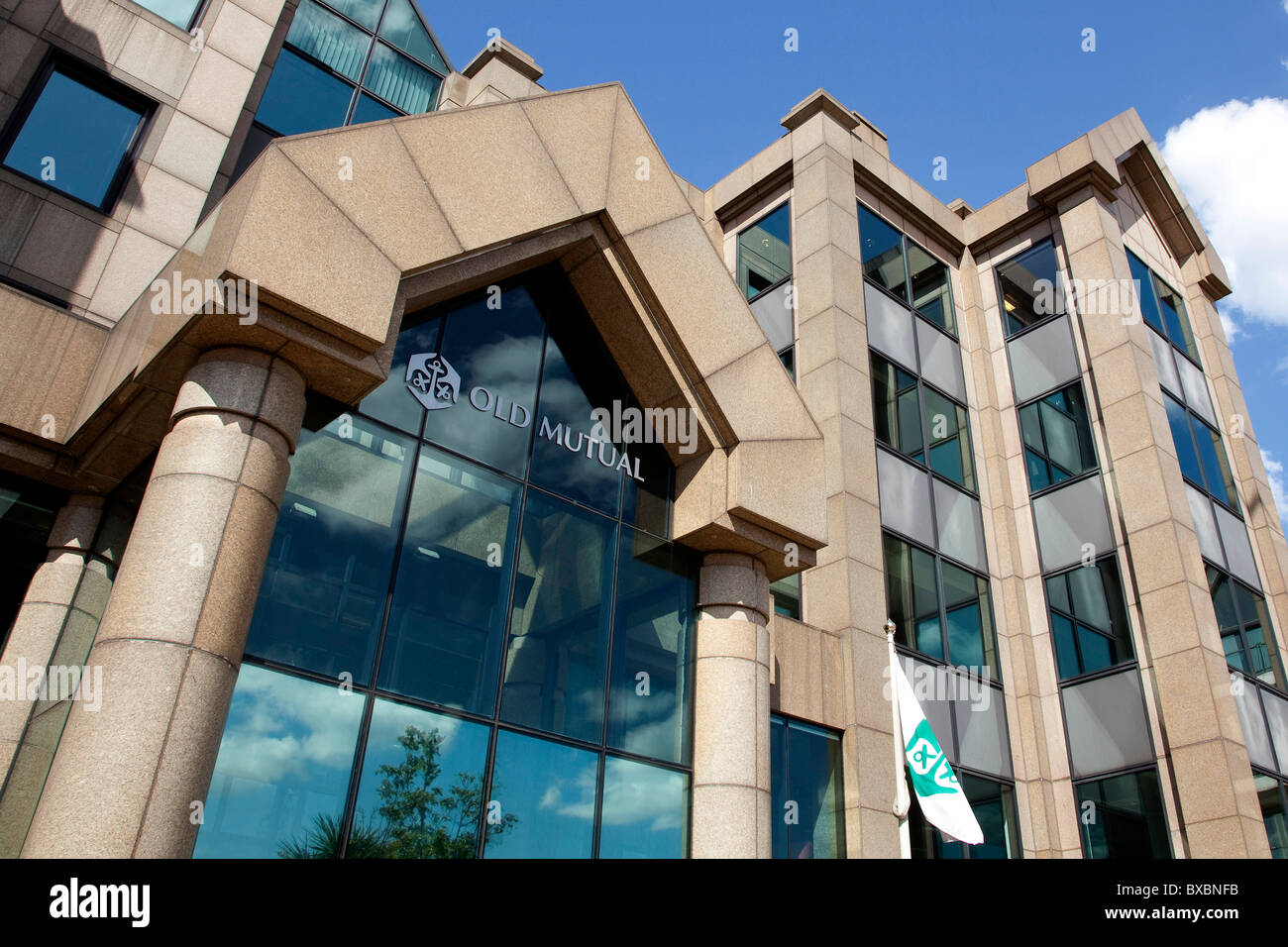 La sede centrale della vecchia mutua assicurazione in London, England, Regno Unito, Europa Foto Stock