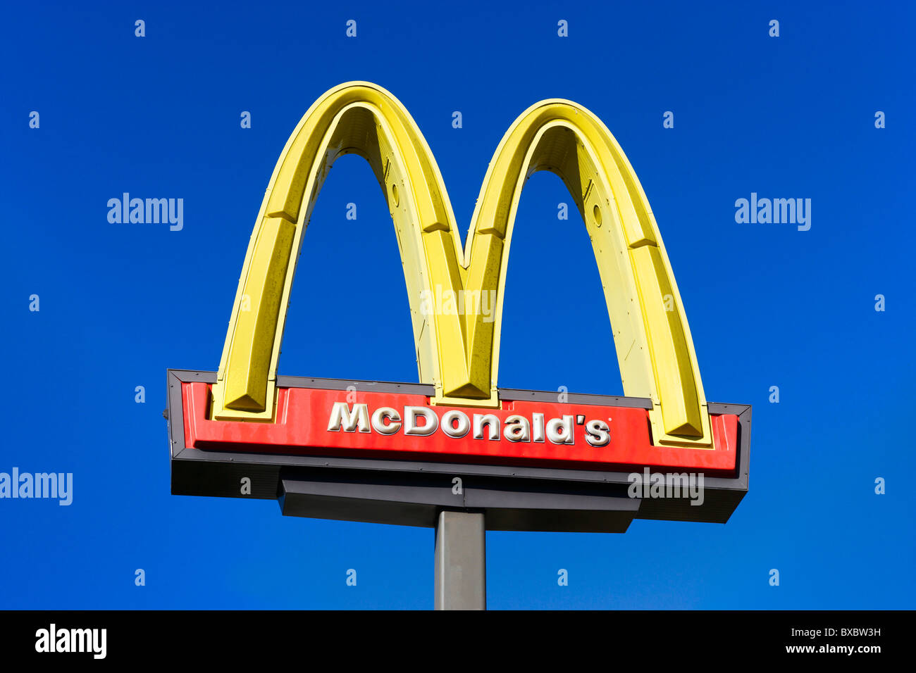 McDonalds segno, Haines City Central Florida, Stati Uniti d'America Foto Stock
