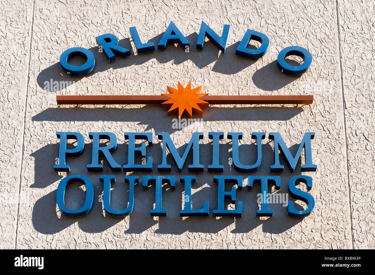 Orlando Premium Outlets Mall, Lake Buena Vista Orlando, Florida, Stati Uniti d'America Foto Stock