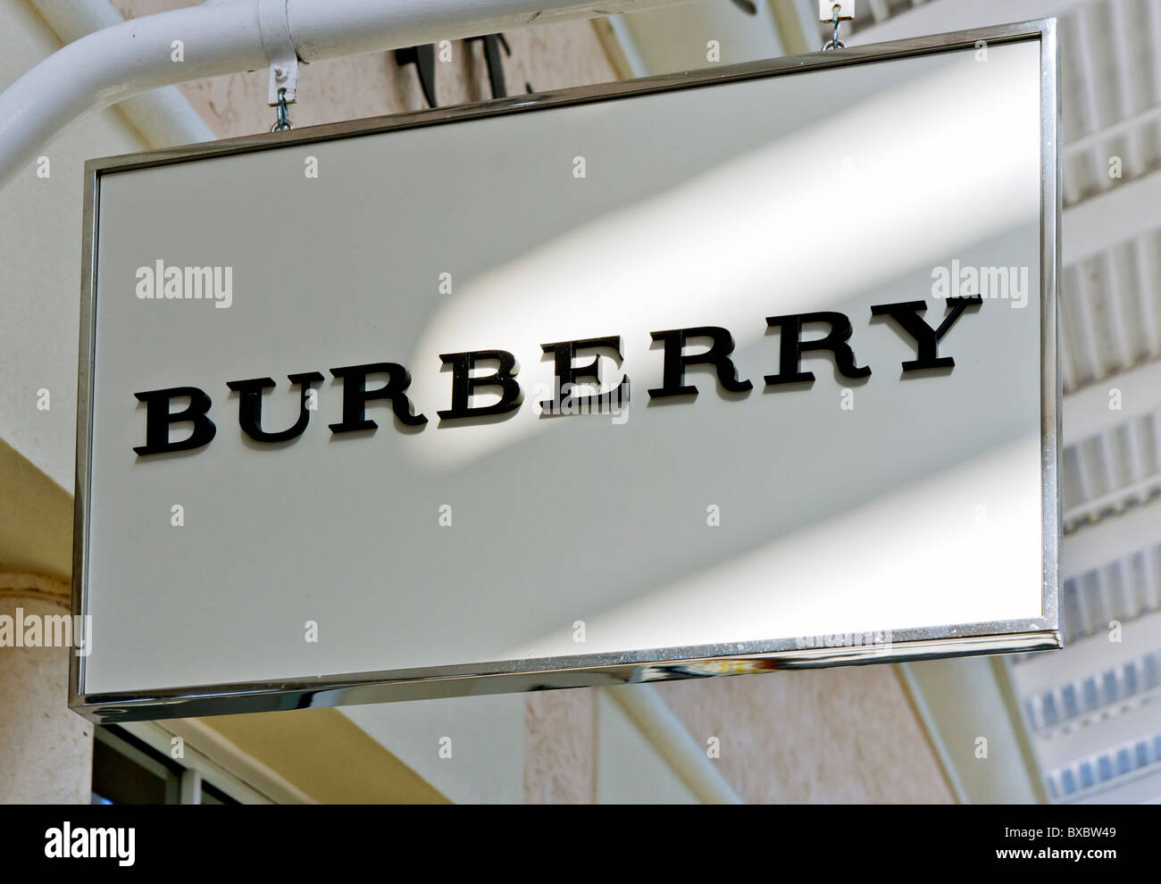Burberry Store, Orlando Premium Outlets, Lake Buena Vista Orlando, Florida, Stati Uniti d'America Foto Stock