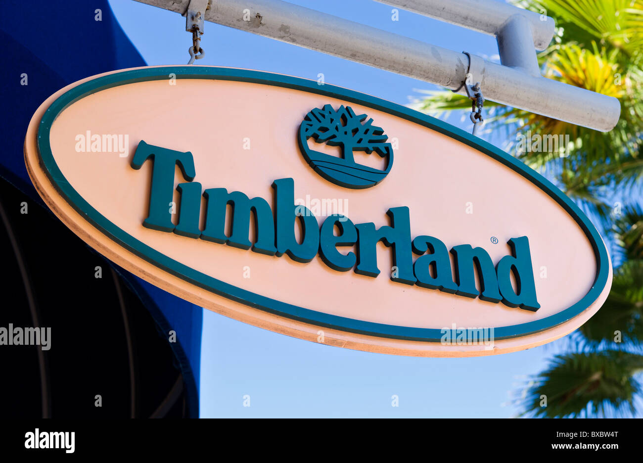 Timberland Store, Orlando Premium Outlets, Lake Buena Vista Orlando, Florida, Stati Uniti d'America Foto Stock