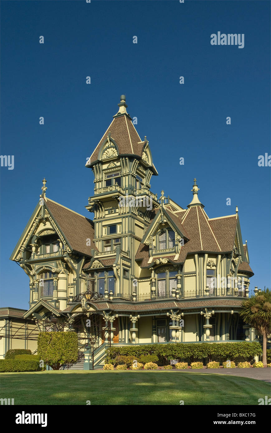 Carson Mansion di Eureka sulla costa di Redwood, CALIFORNIA, STATI UNITI D'AMERICA Foto Stock