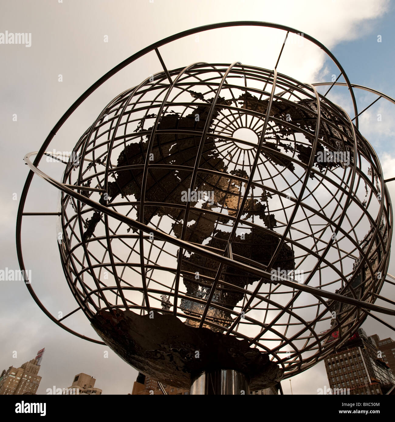 Globo a Trump Tower a Manhattan, New York City, U.S.A. Foto Stock