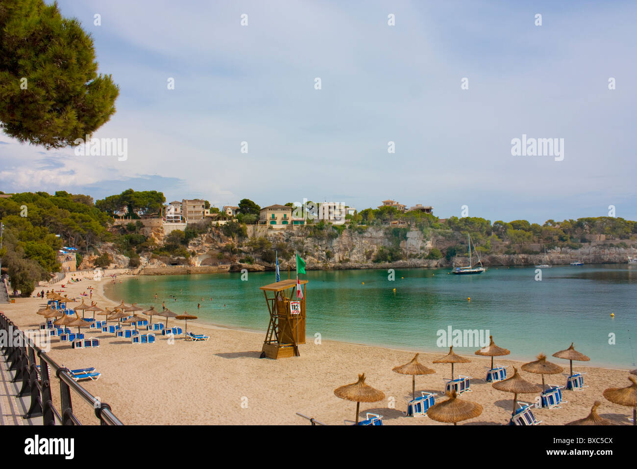 Porto Cristo beach in nortrhern maiorca in Spagna Foto Stock